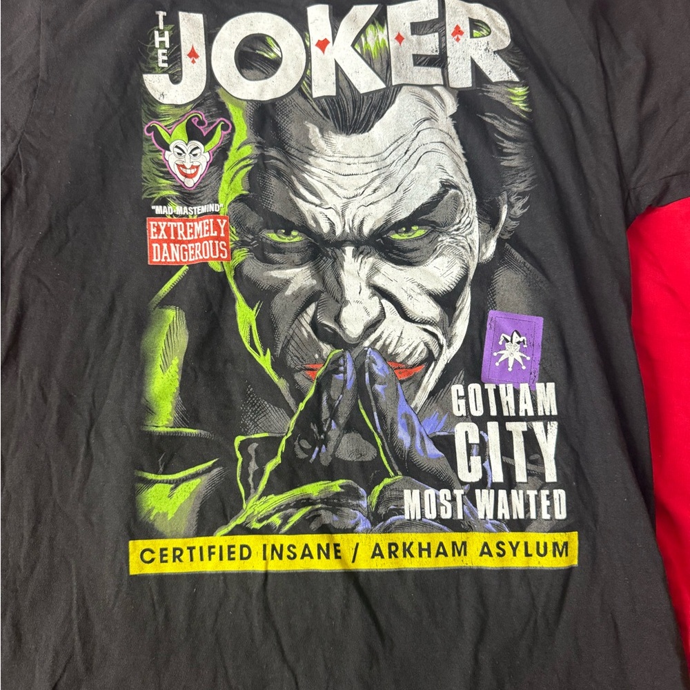 Batman Joker Graphic Tee - Black, Red, Green